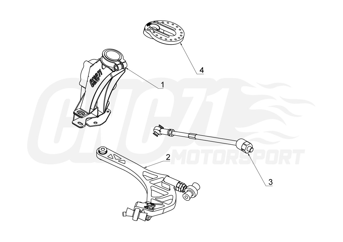 Steering lock kit BMW BMW E81/E82/E87/E88 E90/E91/E92/E93 - PRO
