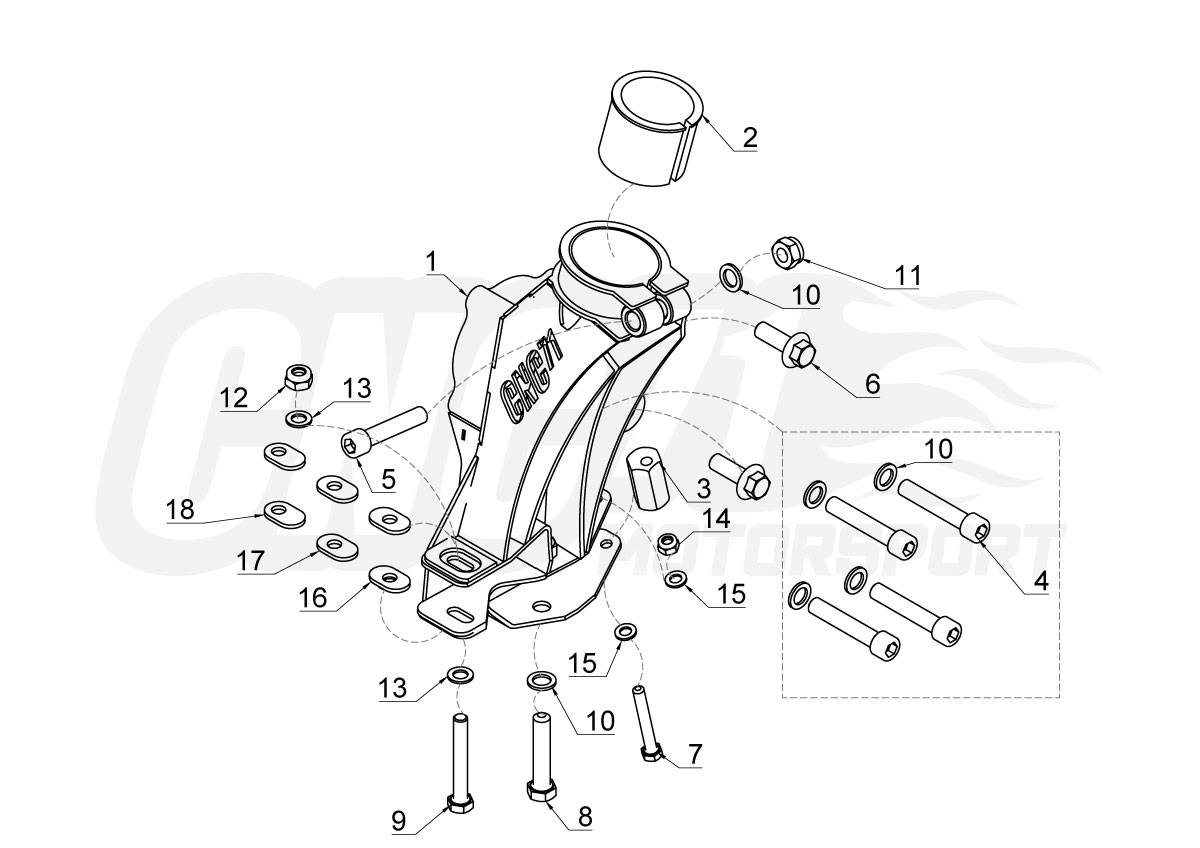 Steering lock kit BMW BMW E81/E82/E87/E88 E90/E91/E92/E93 - PRO