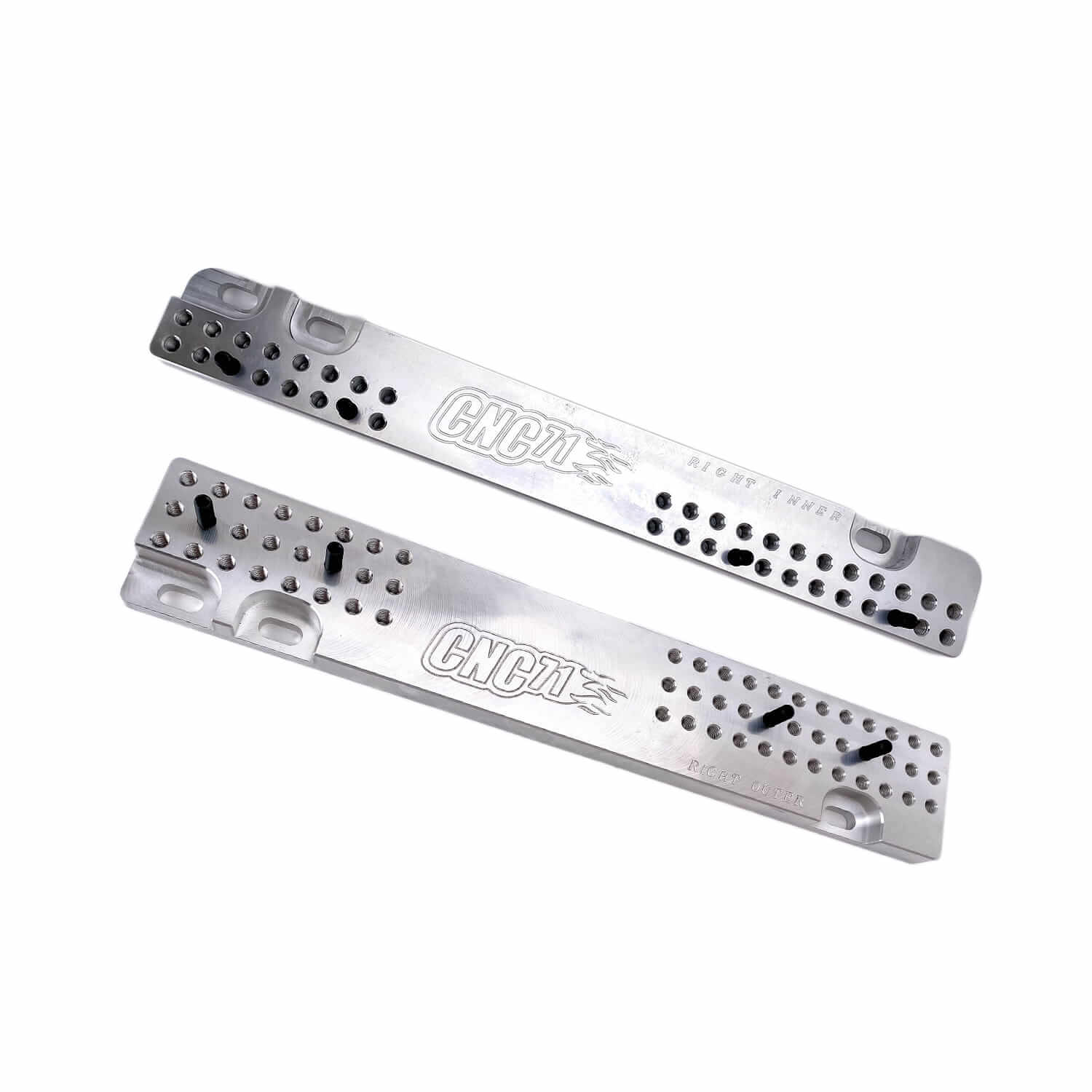 Aluminum bucket seat mounting adapters from CNC71